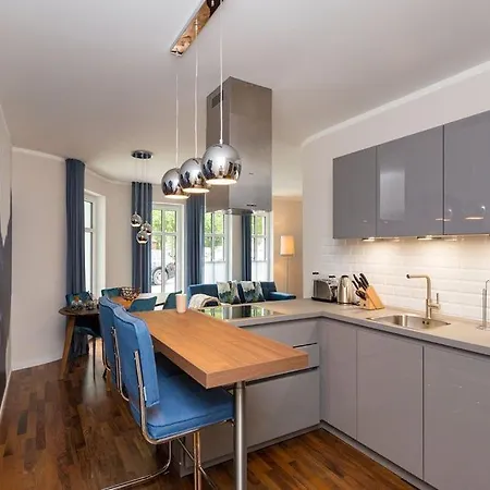 公寓 Quartier Am Kurpark App 03 塞巴特黑灵斯多夫